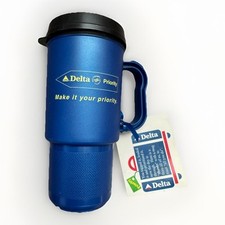 NWT New With Tag Delta Airlines Priority Coozie Travel Mug Vintage Made in USA