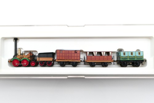 Minitrix 11075 Saxonia Set Lok + 3 Wagen der LDE, OVP, (E458) | Zustand: Gebraucht
