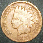 1899-P Indian Head Penny w/DDD-R. Buy & get a free coin. — photo 1