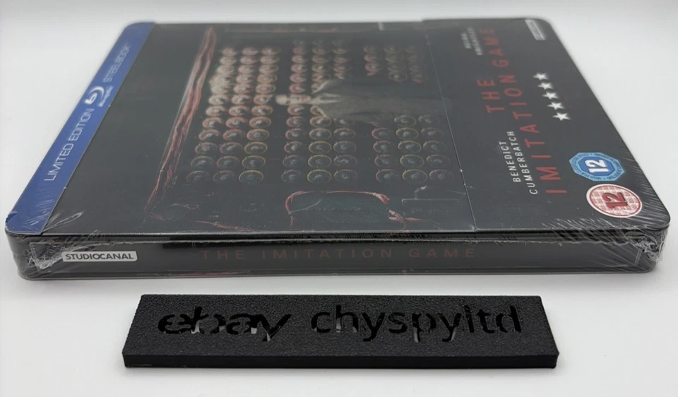 The Imitation Game Zavvi Exclusive Blu-ray Steelbook New & Sealed Rare OOP - Image 3 of 4