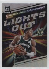 2023-24 Panini Donruss Optic Lights Out Holo Prizm Giannis Antetokounmpo #8 1d0h