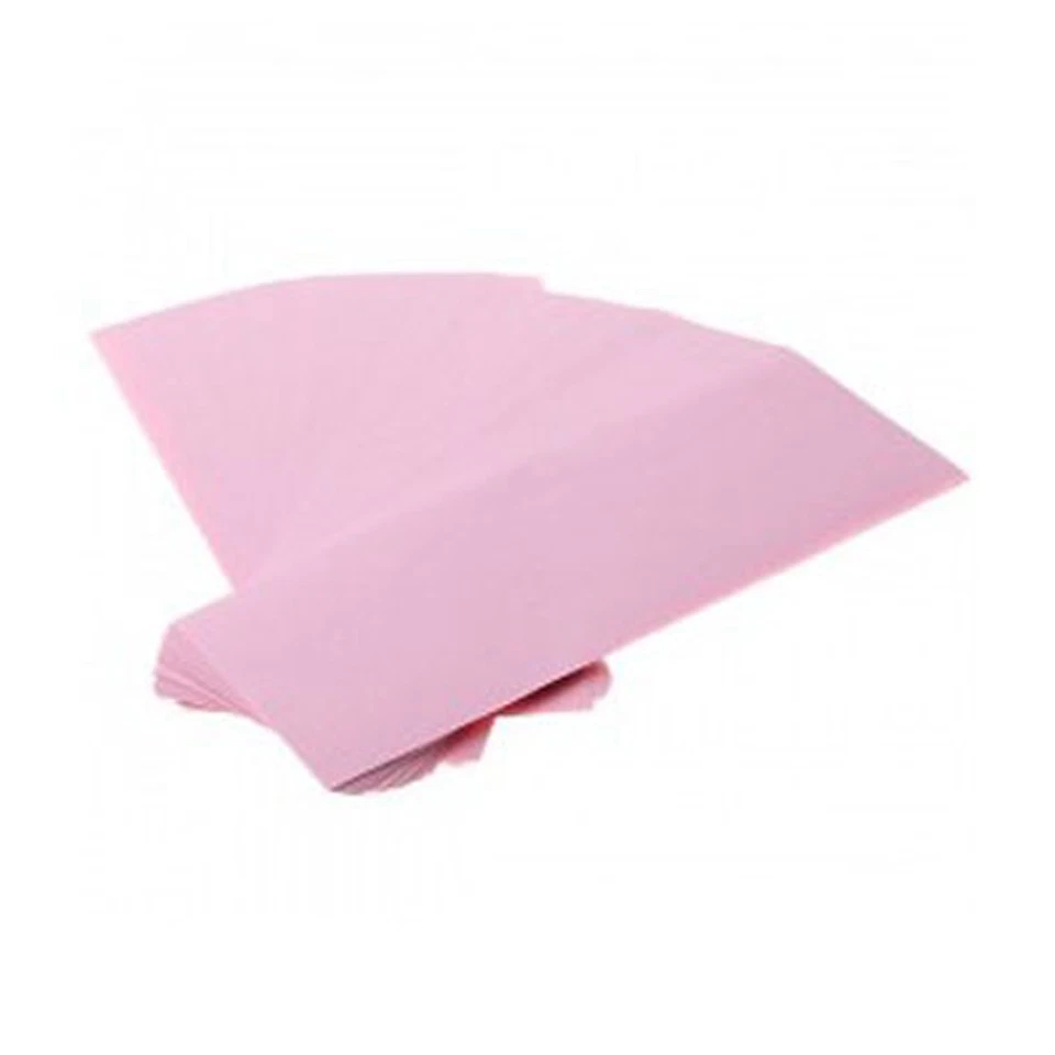 100 x PINK Paper Strips Wax Waxing Leg Body Non - Woven Professional Quality
