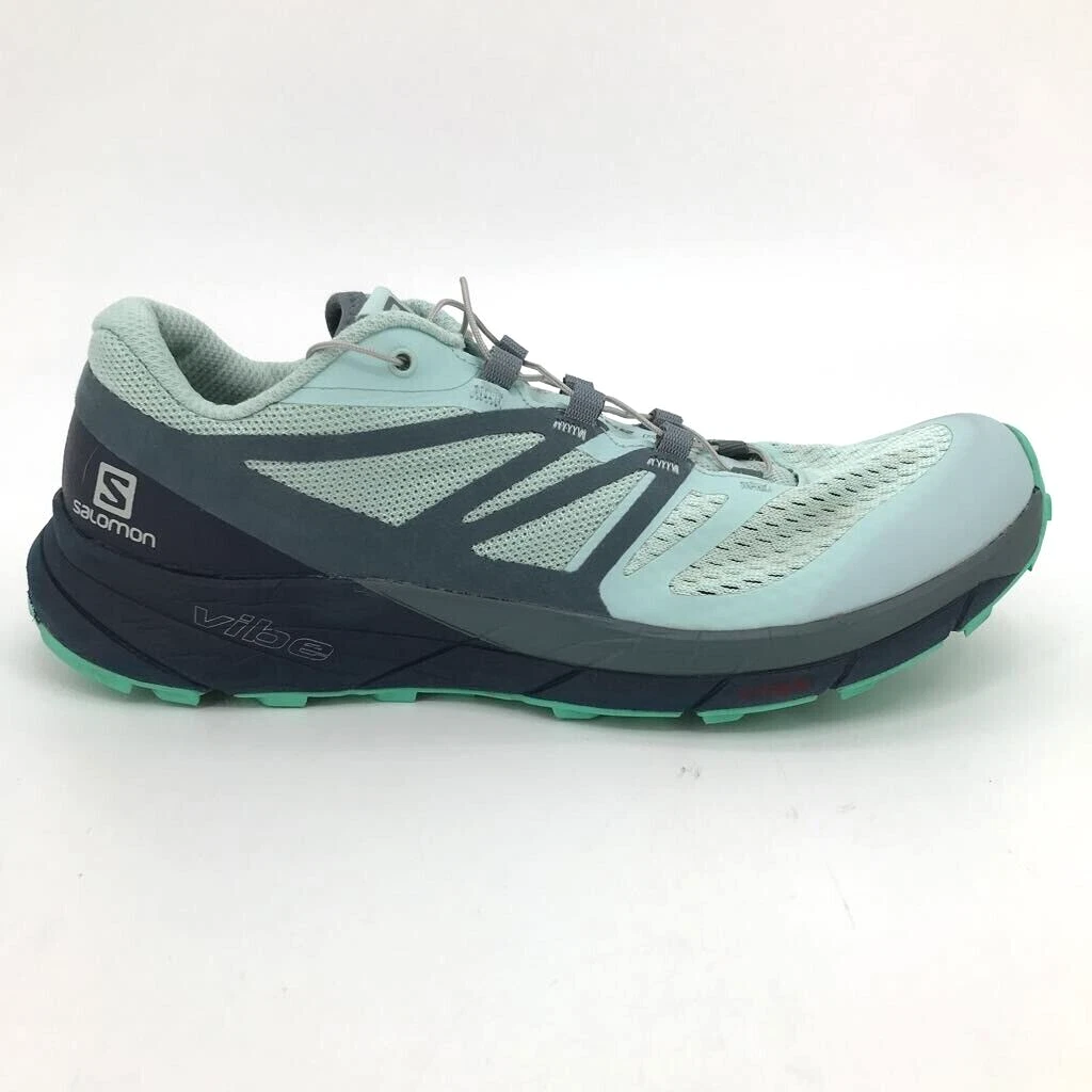 Salomon Womens Vibe Sense Ride 2 Trail Running Shoes Green 406776