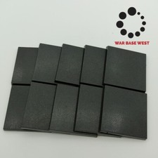Lot Of 10 50mm Square Bases Used For Warhammer Fantasy Monstrous Giant Dragon 