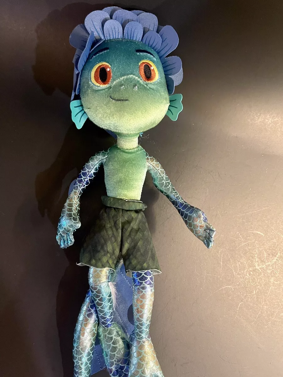 Disney’s Lucca Pixar Luca Paguro Sea Monster Soft Stuffed Doll Toy  Authentic 12”