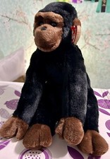 Ty Beanie Buddy Congo the Gorilla Large 10" 1999 Retired Plush Toy MwMT