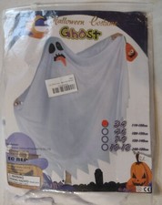 HALLOWEEN GHOST COSTUME SIZE 3-4 110-120cm 