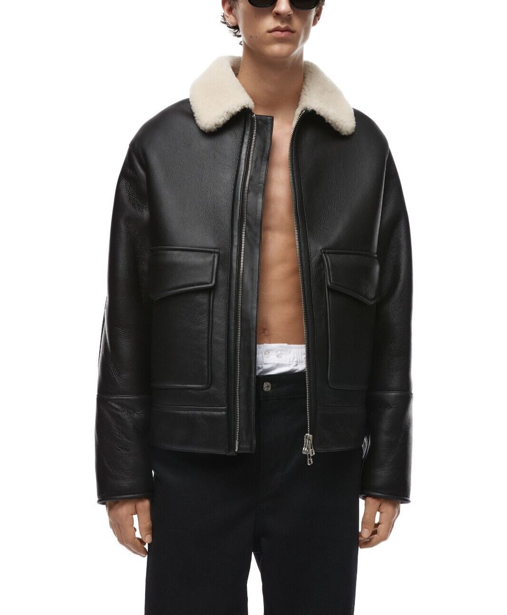 ZARA MAN FW collection 2023 DOUBLE-FACED LEATHER JACKET COAT ZARA MAN FW collection 2023 DOUBLE-FACED LEATHER JACKET COAT