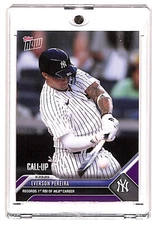 2023 MLB Topps Now Everson Pereira Call-Up PURPLE PARALLEL /25 SSP Yankees #755