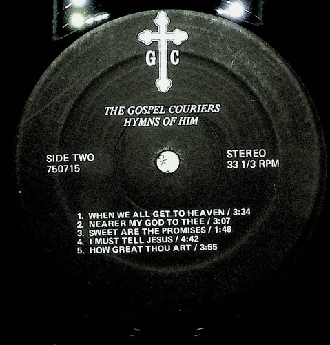 Lexington Kentucky Gospel Couriers Hymns of Him Christian Vinyl LP Record - Picture 3 of 4
