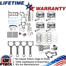 Engine Pistons Overhaul Rebuild Kit Water Pump For Chevy Cruze Buick 1.4L Turbo