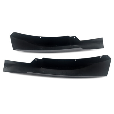 MP Style Gloss Black Front Bumper Splitter Corners – For 2009–2013 BMW E90 LCI M Sport