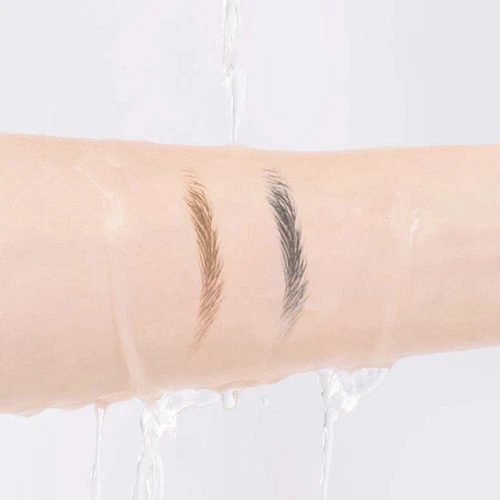 Waterproof Eyebrow Microblading Pen 3D Tattoo Liquid Ink 2 Fork Brow Pencil - Picture 7 of 9