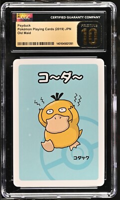 CGC 10 Pristine Psyduck Old Maid Playing Card 2019 Pokemon | eBay