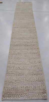 BEIGE 2'-3'' X 14' Broken Thread Rug, Reduced Price 1172708531 NF212B-214