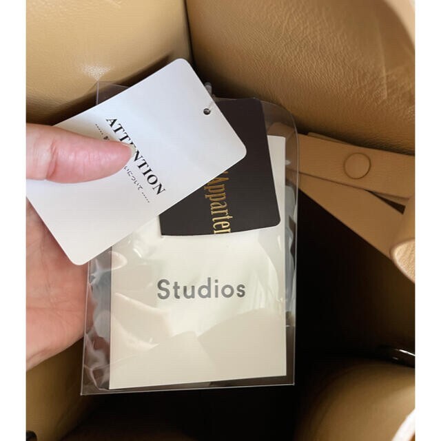 Acne Studios Grained Leather Tote Bag Almond Beige with tag | eBay