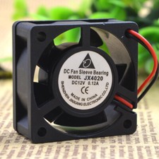 DELTA JX4020 DC 12V 0.12A 4020 4cm 2-wire Server Chassis Cooling Industrial Fan