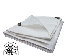 WHITE PREMIUM 14 MIL REINFORCED EXTREME HEAVY DUTY POLY TARP (CHOOSE YOUR SIZE)