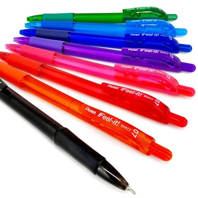 Pentel - Feel-It! - Ausziehbare Nadelspitze Kugelschreiber - BX417