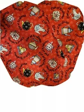 Cotton Place Mats Set Of 2 Reversible Cup of Kindness Tea Breakfast Friends