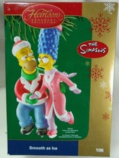 2006 Carlton Heirloom Ornament The Simpsons Smooth as Ice Homer and Marge