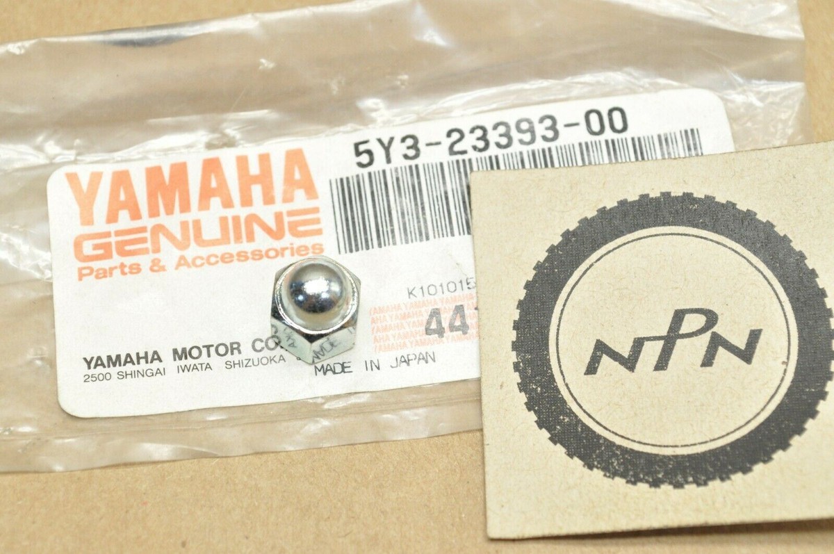 ピアス　No.5014 NOS OEM Yamaha WR200 WR250 WR500 YZ125 YZ250 YZ490 Front Fork Nut