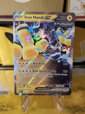 iron hands pokemon card price Iron Hands Ex Pokemon Prize Pack Series 5 Promo Pokemon Card NM/LP Play  Stamp