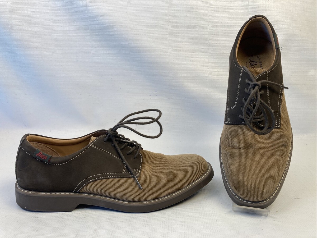 Bass Men’s Brown Leather Derby Oxfords Size 8M Amazon.com | G.H. Bass & Co. Men main image 3