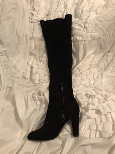 wide foot thigh high boots