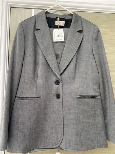 Planet Womens Grey Trouser Suit - size 