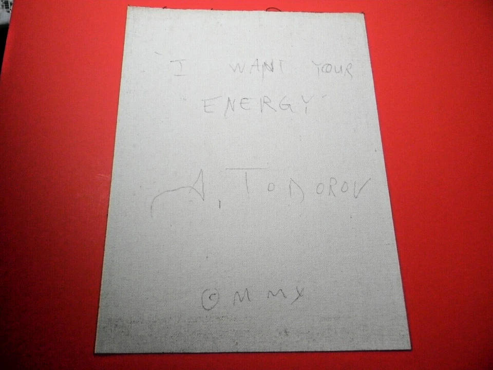 ORIGINAL  TOMENTED ALEXANDER X Horror Dark Art Demon Oil Acrylic Painting OOAK - Image 2 of 4