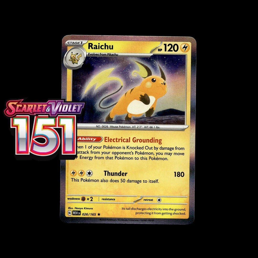 Raichu Pokémon TCG Cards for sale
