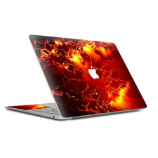 Skin Decal Wrap for MacBook Air Retina 13 Inch - Fire Lava liquid flowing
