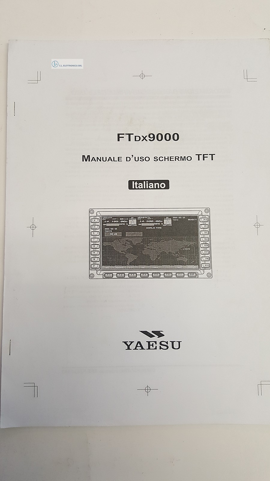 MANUALE IN ITALIANO  istruzioni d'uso per YAESU FT DX9000 FOTOCOPIA