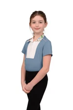 Chestnut Bay SkyCool Liberty Youth Show Sport Shirt - Skyblue