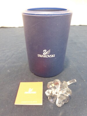 Swarovski Crystal Four Leaf Clover Figurine [With Original Box & Packaging]