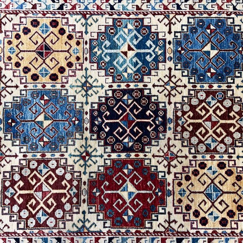 Handmade (4' x 6') Caucasian Tribal Soft Wool Veg Dye Oriental Area Rug - Picture 3 of 15
