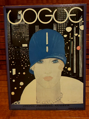 Vogue Magazine Cover March 1927 Litho Art Print Somerset Press