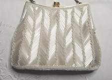 VTG Beaded Evening Bag with Gold Chain