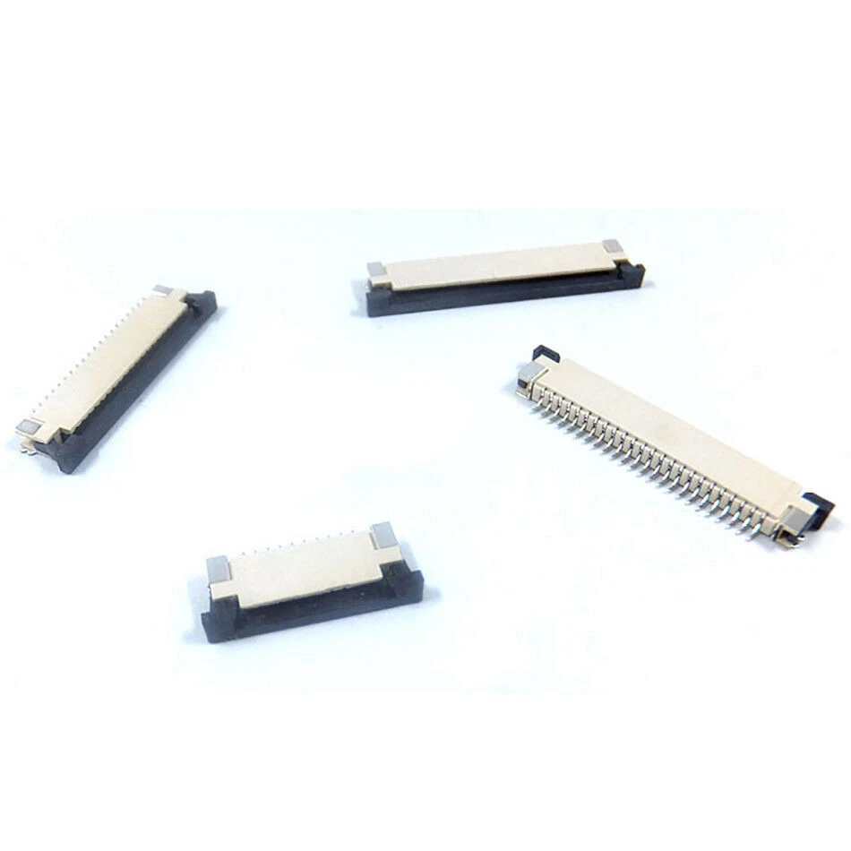 FFC/FPC Flat Cable Socket Connector 0.5mm Up Contact 4P/5P/6P/8P-60P Drawer Type - Image 2 of 4