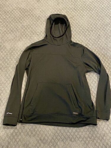 Mountain Hardwear Men L Polartec Pullover Hooded Thermal Top With Front Pockets - Afbeelding 1 van 10