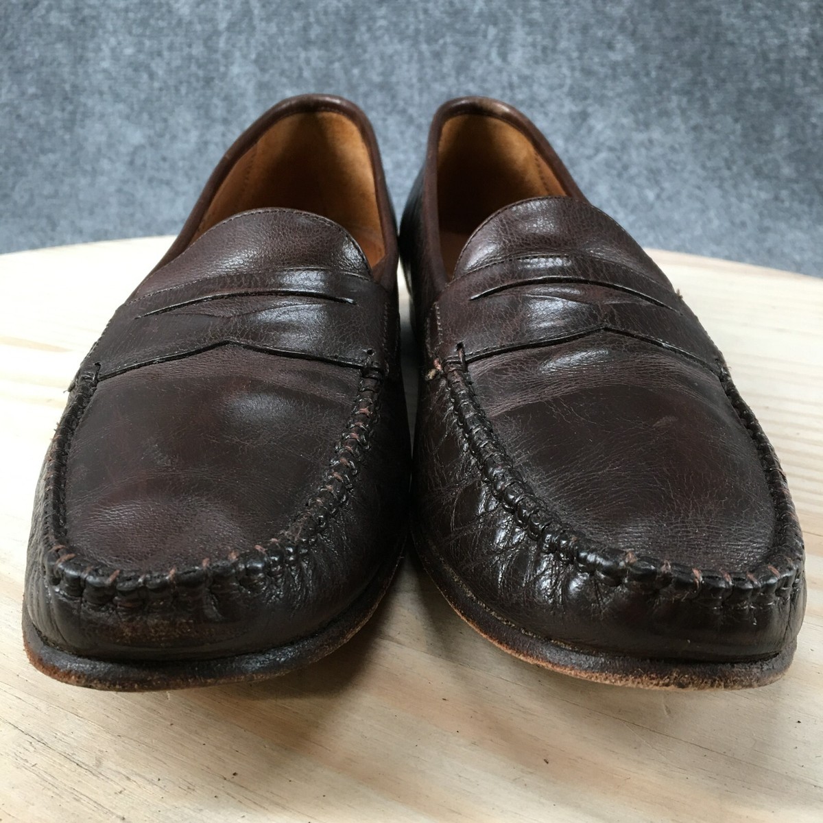Bragano by Cole Haan Shoes Mens 8.5 Air Penny Loafers Brown Bragano by Cole Haan Shoes Mens 8.5 Air Penny Loafers Brown