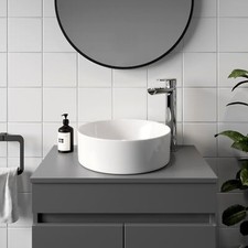 Countertop Basin White - 352 x 352mm Ceramic Bathroom Modern