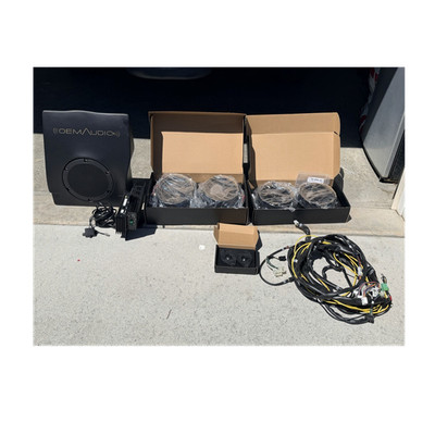 OEM Audio+ Component Speaker System with Subwoofer, Amplifier, Wiring Harness