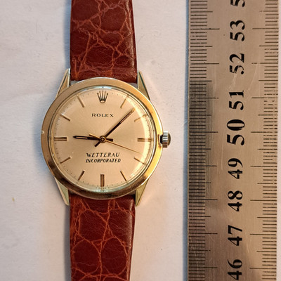 Vintage Rolex Automatik Uhr Ref. 7002 Cal. 1530 14Kt GF Armbanduhr Corporate 