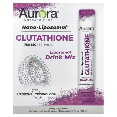 Nano-Liposomal®, Glutathione, Liposomal Drink Mix, 30 Packets, 0.32 oz (9  g)