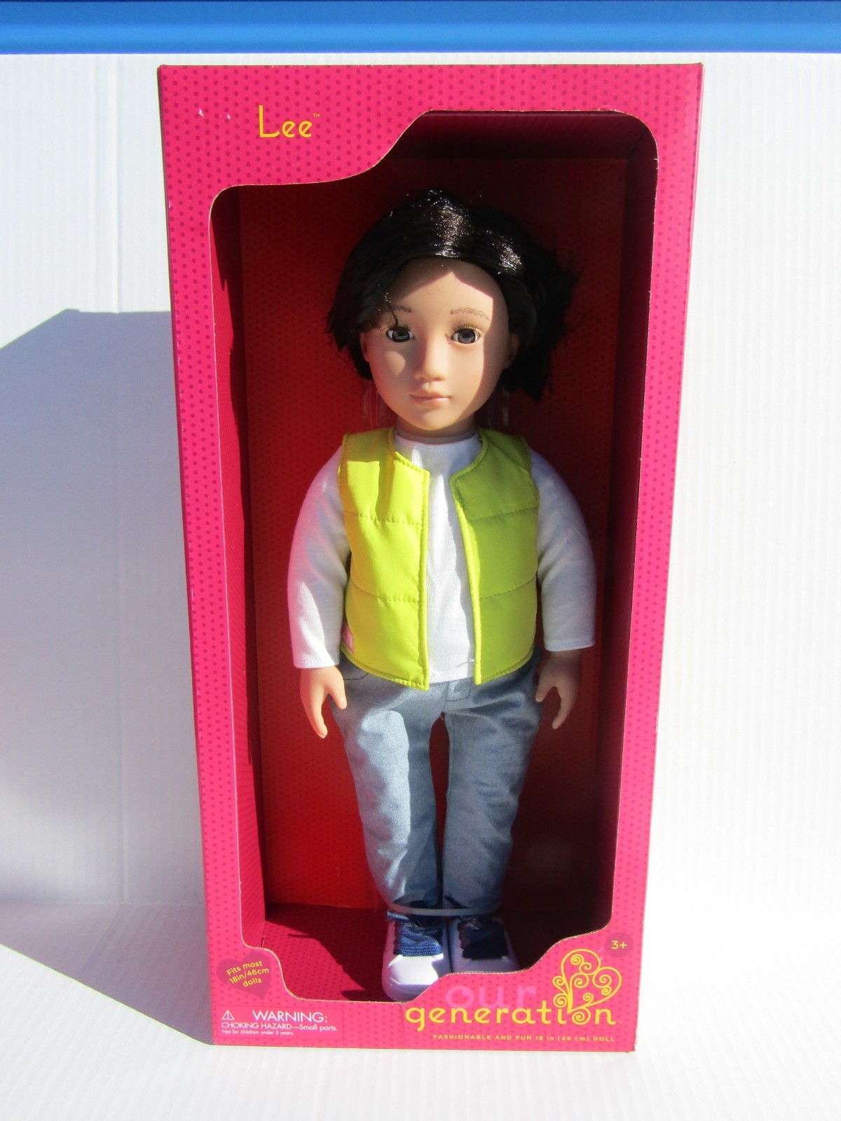 Our Generation 18" Lee Boy Doll with Clothes NEW in Box