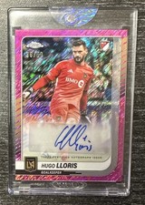 HUGO LLORIS - 2025 Topps Chrome MLS Mania PINK SHIMMER AUTO 36/50 SP - LAFC
