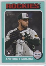 2024 Topps Heritage High Number Aqua Border Anthony Molina #641 1kn1