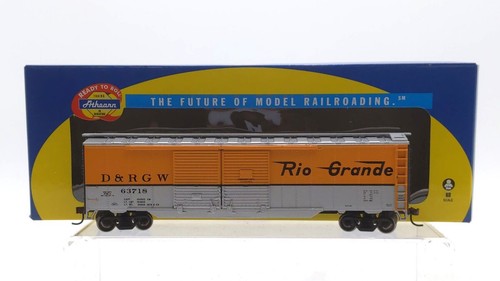 Coche de caja doble puerta Athearn 98111 HO RTR Denver y Río Grande Western 50' #63718 | Condition: Used